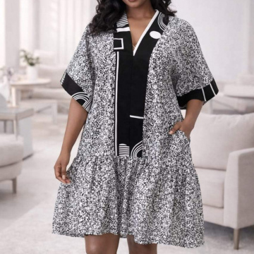 Black and White Dress